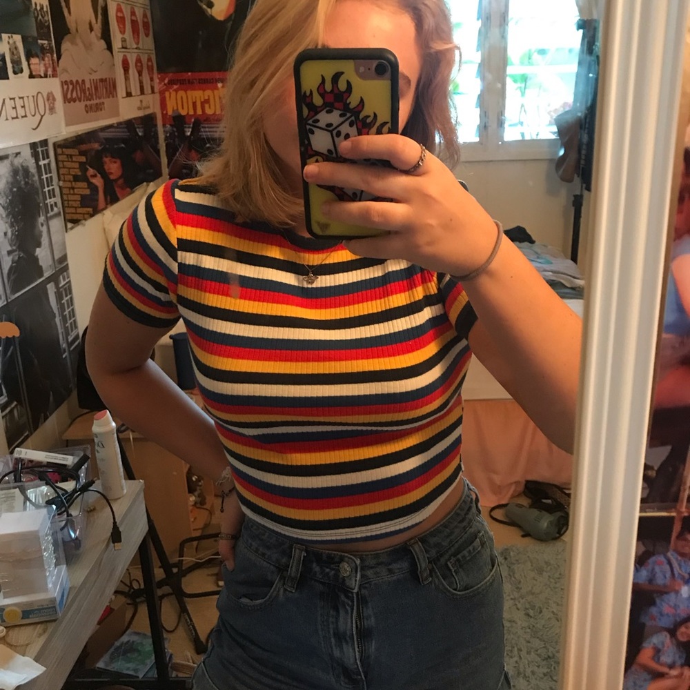 cute striped shirt from topshop